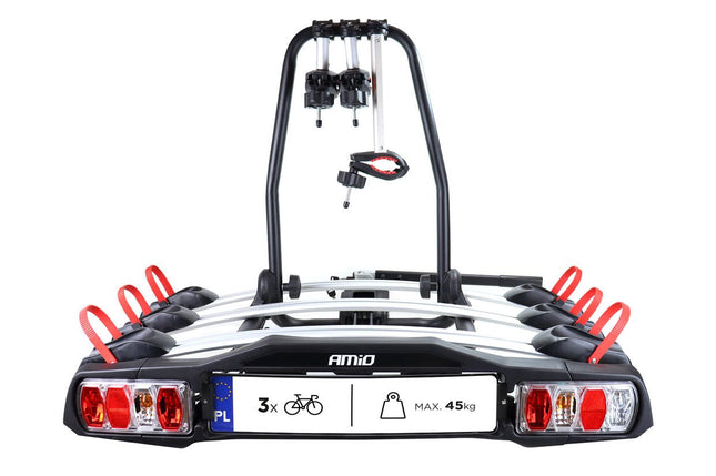 AMiO Kantelbare Fietsendrager voor Trekhaak - 3 Fietsen TBC-01/3 AMiO 2