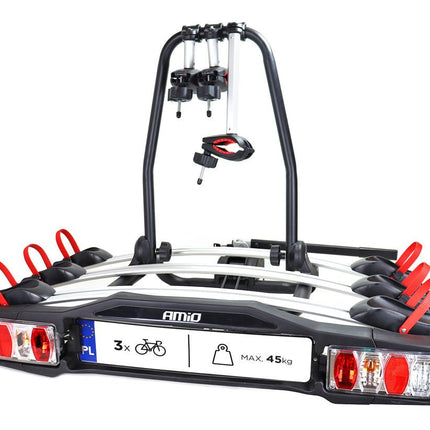 AMiO Kantelbare Fietsendrager voor Trekhaak - 3 Fietsen TBC-01/3 AMiO 1