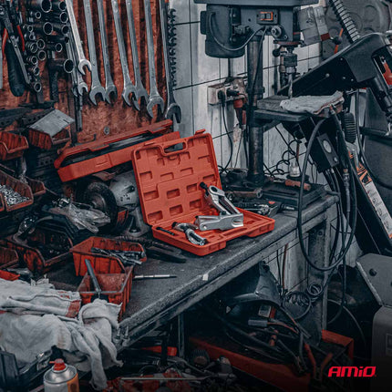 AMiO Kogelgewricht en Stuurkogel Trekker Set 5 Delig - Ball Joint Separator en Tie Rod Removal Tool - VCTparts.nl