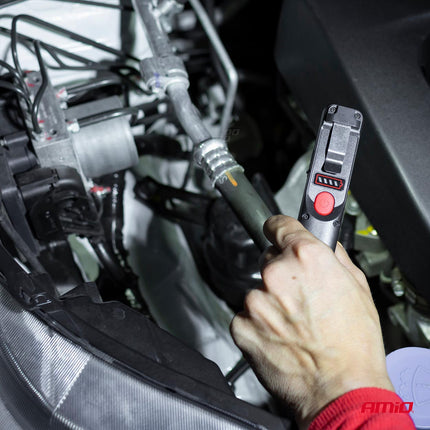 AMiO Krachtige LED COB Looplamp met Magnetische Bevestiging en USB - Oplaadfunctie Zwart - VCTparts.nl