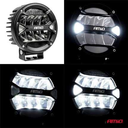 AMiO Krachtige LED - verrijlamp PRO - serie AMiO - 03869 Verstraler Spot Robuust Offroad - VCTparts.nl