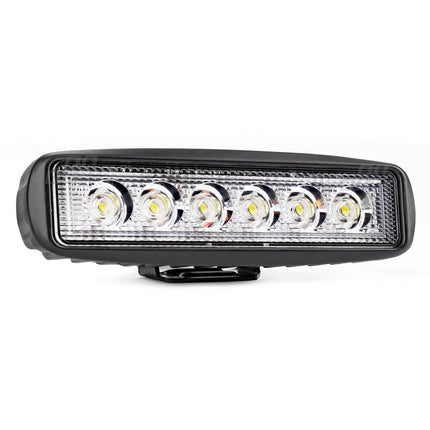 AMiO Krachtige Werklamp AWL01 6 LED FLAT 9 - 60V Verstraler Spot Robuust Offroad - VCTparts.nl