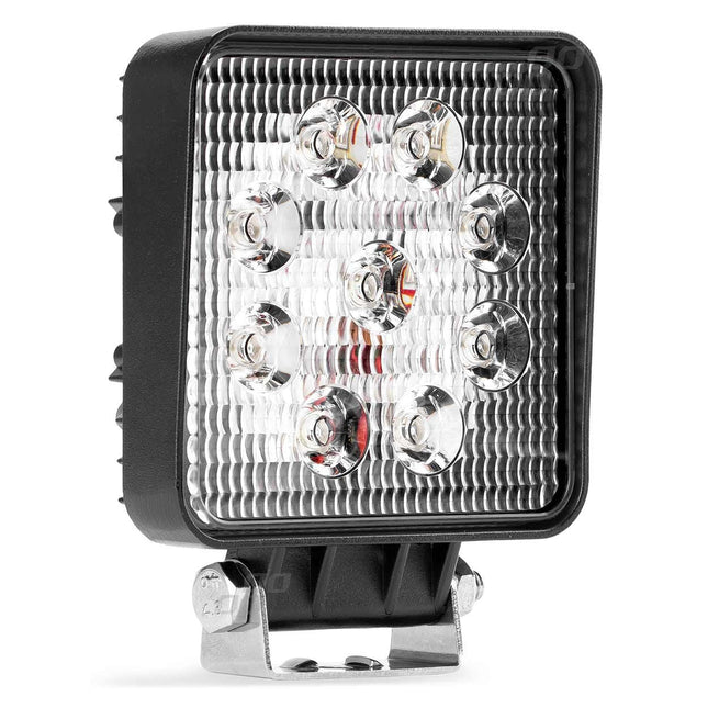 AMiO Krachtige Werklamp AWL03 9 LED FLOOD 9 - 60V Verstraler Spot Robuust Offroad - VCTparts.nl