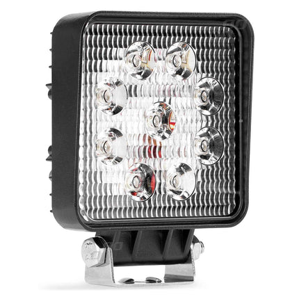 AMiO Krachtige Werklamp AWL03 9 LED FLOOD 9 - 60V Verstraler Spot Robuust Offroad - VCTparts.nl