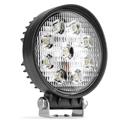AMiO Krachtige Werklamp AWL04 9 LED FLOOD 9 - 60V Verstraler Spot Robuust Offroad - VCTparts.nl