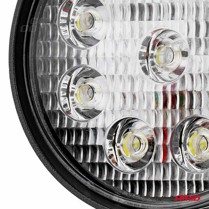 AMiO Krachtige Werklamp AWL04 9 LED FLOOD 9 - 60V Verstraler Spot Robuust Offroad - VCTparts.nl