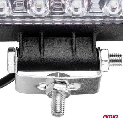AMiO Krachtige Werklamp AWL10 16LED FLOOD 9 - 36V Verstraler Spot Robuust Offroad - VCTparts.nl