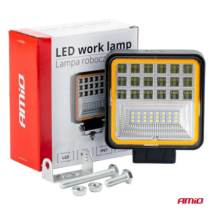 AMiO Krachtige Werklamp AWL12 42 LED COMBO (2 standen) 9 - 36V Verstraler Spot Robuust Offroad 2 stuks (set) - VCTparts.nl