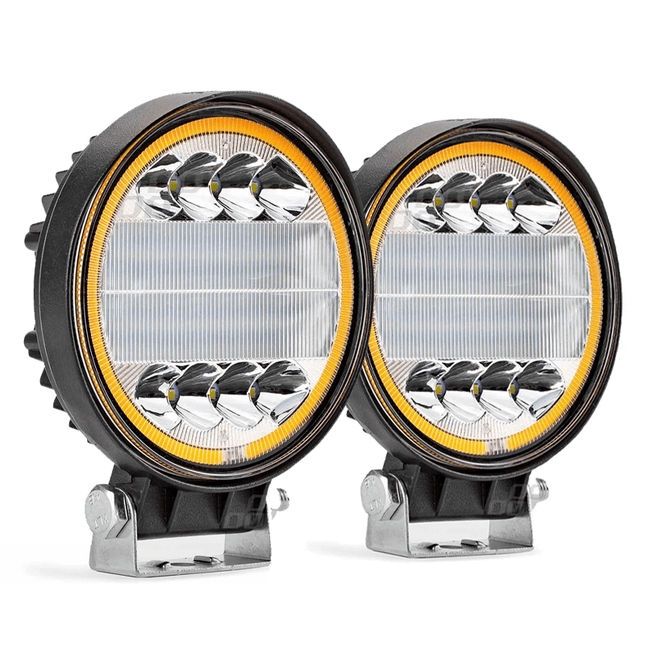 AMiO Krachtige Werklamp AWL14 42 LED COMBO (2 Functies) 9 - 36V Verstraler Spot Robuust Offroad 2 stuks (set) - VCTparts.nl