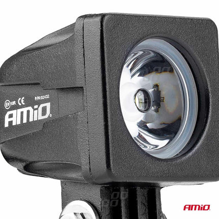 AMiO Krachtige Werklamp AWL18 1LED HP SPOT 9 - 36V Verstraler Spot Robuust Offroad - VCTparts.nl