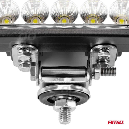 AMiO Krachtige Werklamp AWL22 15LED FLOOD 9 - 36V Verstraler Spot Robuust Offroad - VCTparts.nl