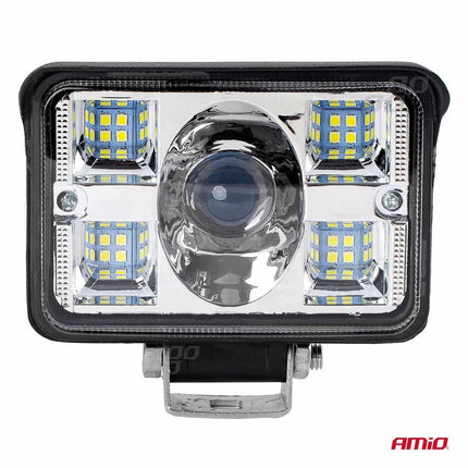 AMiO Krachtige Werklamp AWL32 17 LED COMBO 9 - 36V Verstraler Spot Robuust Offroad - VCTparts.nl