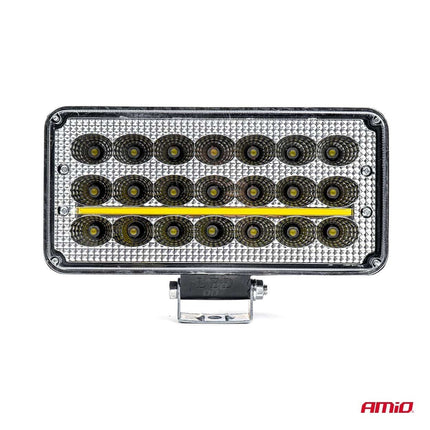 AMiO Krachtige Werklamp AWL43 27 LED FLOOD 9 - 36V Verstraler Spot Robuust Offroad - VCTparts.nl