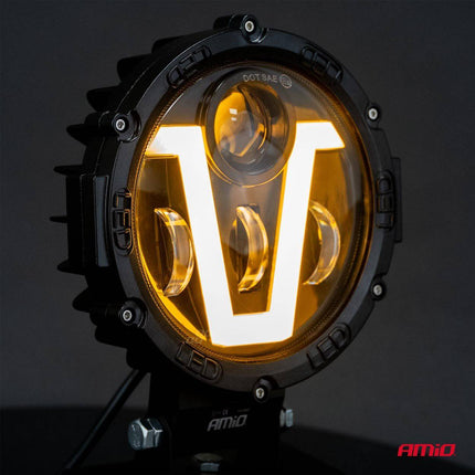 AMiO Krachtige Werklamp Multifunctioneel 9 - 36V 50W AMIO - 03697 Verstraler Spot Robuust Offroad - VCTparts.nl