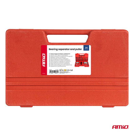 AMiO Lager Trekker Set met Separator 14 Delig - Bearing Separator en Puller Gereedschap 25 - 75 mm - VCTparts.nl