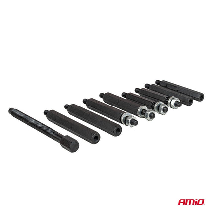 AMiO Lager Trekker Set met Separator 14 Delig - Bearing Separator en Puller Gereedschap 25 - 75 mm - VCTparts.nl