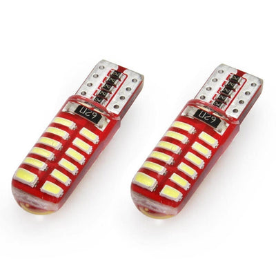 Amio LED Canbus 24SMD 3014 T10E (W5W) Silca blanche 12V