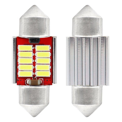 Amio LED Canbus 4014 10SMD FESTOEN C5W C10W C3W 31 mm blanc 12V / 24V