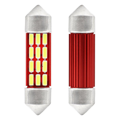 Amio LED Canbus 4014 12SMD FESTOEN C5W C10W C3W 36 mm blanc 12V / 24V