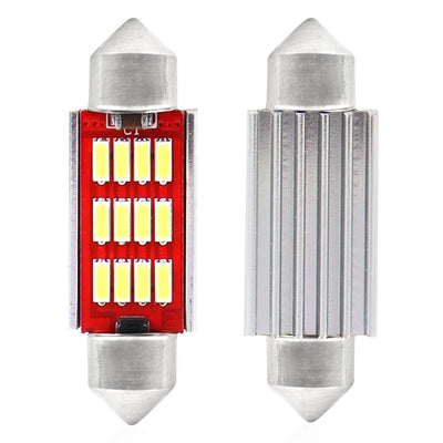 Amio LED Canbus 4014 12SMD FESTOEN C5W C10W C3W 36 mm blanc 12V / 24V