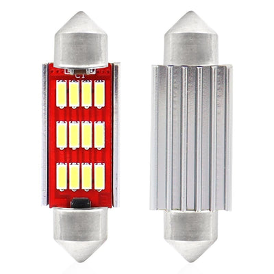 Amio LED Canbus 4014 12SMD FESTOEN C5W C10W C3W 41mm blanc 12V / 24V