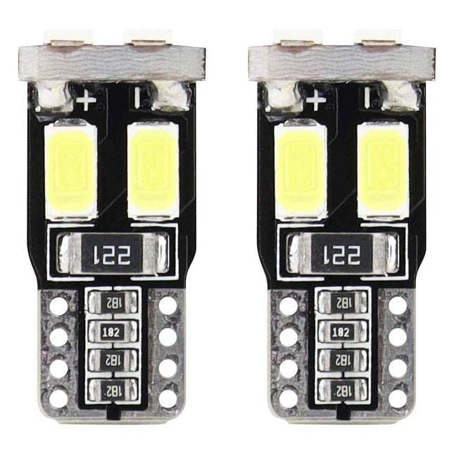 AMiO LED CANBUS Lamp 5600K 6SMD - 2 5730 T10 (W5W) Wit Helder - VCTparts.nl