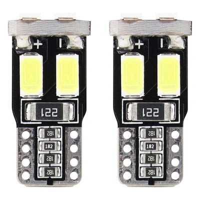 Amio LED Canbus Lamp 5600K 6SMD-2 5730 T10 (W5W) White Clear