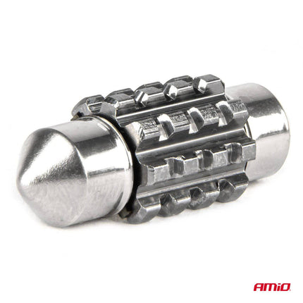 AMiO LED CANBUS lampen 12SMD Festoon C5W 2016 31mm Wit 12/24V - VCTparts.nl