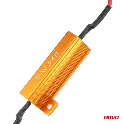 AMiO AMIO LED Canbus Weerstand 30 Ohm 50W - Voorkomt CANBUS Foutmeldingen Storing Oplossen AMiO 2