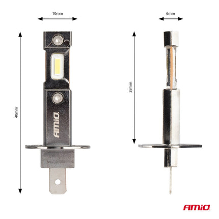 AMIO LED H1 Koplampen Hybrid Series 6000K Canbus 60W – Krachtige en Stijlvolle Autoverlichting - VCTparts.nl