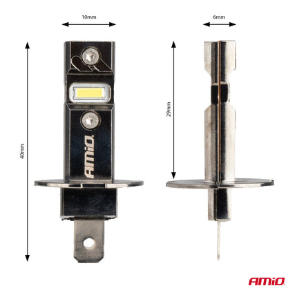 AMIO LED H3 Koplampen Hybrid Series 6000K Canbus 60W – Krachtige en Stijlvolle Autoverlichting - VCTparts.nl