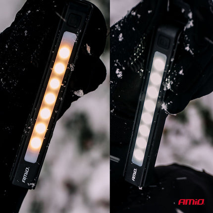 AMiO LED Inspectielampen Set 10x XTE+SMD 600mAh met Compact Ontwerp - USB Oplaadbaar en Multi - Lichtmodi - Voor Werkplaats Shop en Noodsituaties - VCTparts.nl