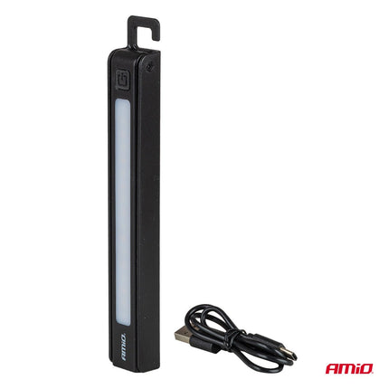 AMiO LED Inspectielampen Set 10x XTE+SMD 600mAh met Compact Ontwerp - USB Oplaadbaar en Multi - Lichtmodi - Voor Werkplaats Shop en Noodsituaties - VCTparts.nl