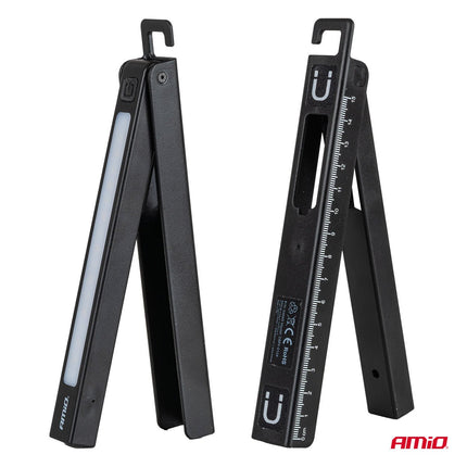 AMiO LED Inspectielampen Set 10x XTE+SMD 600mAh met Compact Ontwerp - USB Oplaadbaar en Multi - Lichtmodi - Voor Werkplaats Shop en Noodsituaties - VCTparts.nl