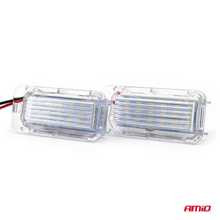 AMiO AMiO LED Kentekenverlichting CLP05 Ford Jaguar – Canbus Foutvrij – Plug en Play LED Set van 2 Nummerplaatverlichting Lampen AMiO 3