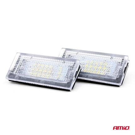 AMiO AMiO LED Kentekenverlichting CLP06 BMW Sedan Touring – Canbus Foutvrij – Plug en Play LED Set van 2 Nummerplaatverlichting Lampen AMiO 3