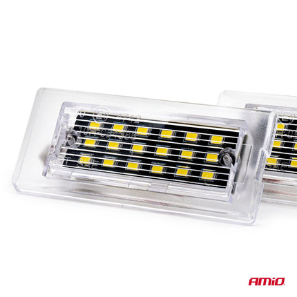AMiO AMiO LED Kentekenverlichting CLP07 BMW X5 X3 – Canbus Foutvrij – Plug en Play LED Set van 2 Nummerplaatverlichting Lampen AMiO 4