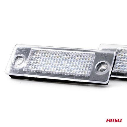 AMiO AMiO LED Kentekenverlichting CLP09 VAG – Set van 2 Universele Nummerplaatverlichting Lampen voor VAG Volkswagen VW Skoda AMiO 4