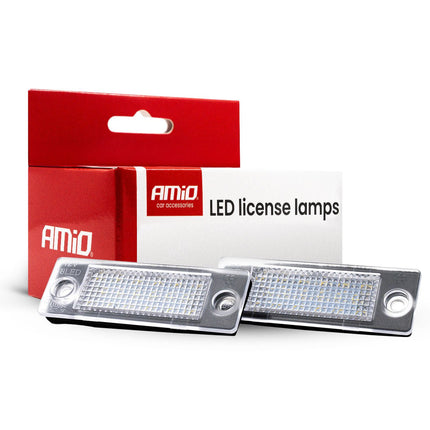 AMiO AMiO LED Kentekenverlichting CLP09 VAG – Set van 2 Universele Nummerplaatverlichting Lampen voor VAG Volkswagen VW Skoda AMiO 1