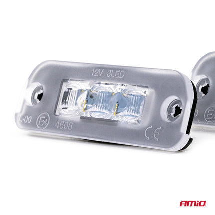 AMiO AMiO LED Kentekenverlichting CLP10 MERCEDES - BENZ – Set van 2 Nummerplaatverlichting Lampen voor ML, GL en R AMiO 3