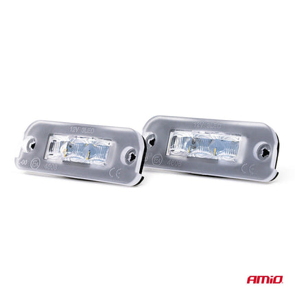 AMiO AMiO LED Kentekenverlichting CLP10 MERCEDES - BENZ – Set van 2 Nummerplaatverlichting Lampen voor ML, GL en R AMiO 4