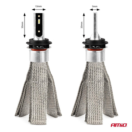 AMiO LED Koplampen FLEX+ Serie H7 - 6 canbus 6000K 12 - 24V Dimlichten Wit - VCTparts.nl