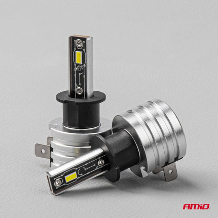 AMiO LED Koplampen H - mini - serie H3 Dimlichten Wit - VCTparts.nl