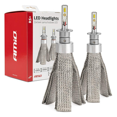 Phares LED Amio RS + série H1 - 50W Smart Dimlights en blanc