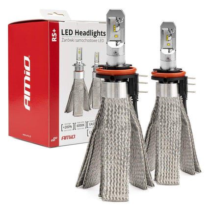 AMiO LED Koplampen RS+ Serie H15 50W Slimme Dimlichten in Wit - VCTparts.nl