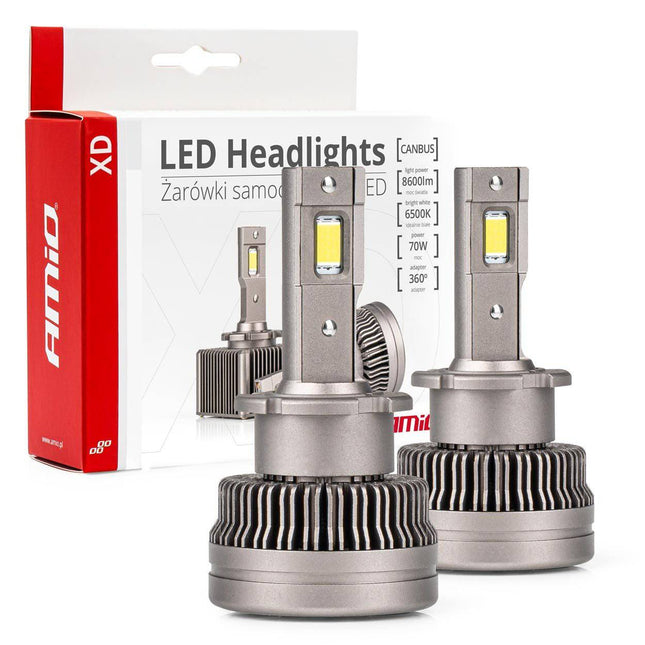 AMiO LED Koplampen XD - serie D4S/D4R – Krachtige LED Dimlichten voor Helder Wit Licht - VCTparts.nl