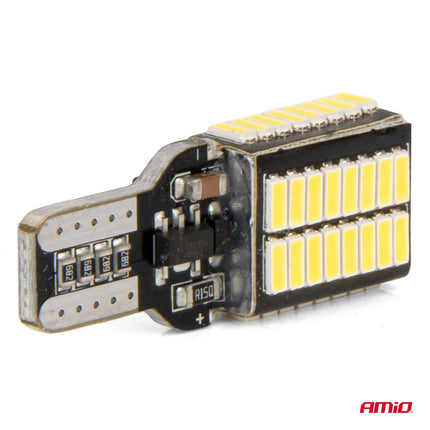 AMiO LED - lampen CANBUS PRO serie T15e W16W 54x4014 SMD Wit 12V/24V - VCTparts.nl
