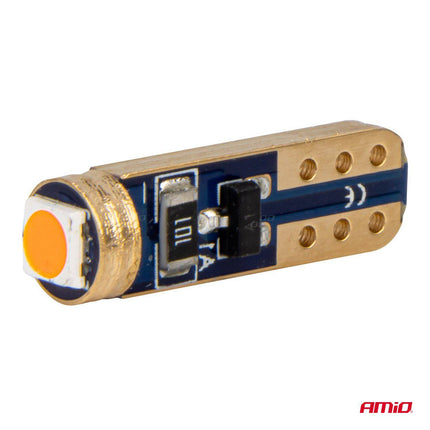 AMiO LED - LAMPEN STANDAARD Rood T5 12V 3030 1LED HP - VCTparts.nl