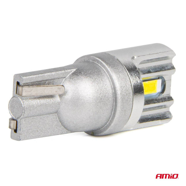AMiO LED - lampen STANDAARD T10 W5W 2x1860 SMD Wit 12V/24V - VCTparts.nl