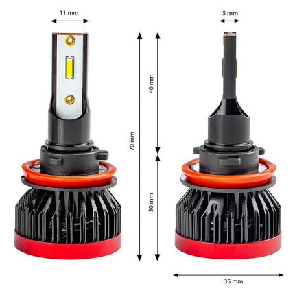 AMiO LED Mistlichten BF - serie H8/H9/H11/H16 Wit - VCTparts.nl